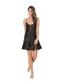 Black strappy nightgown PIZ280 - Online store - Boutique